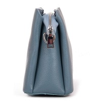 Женская кожаная сумка классическая ALEX RAI 99119 blue