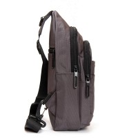 Мужская тканевая сумка-слинг Lanpad 63746 gray