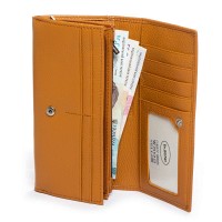 Женский кожаный кошелек Classik  DR. BOND W502 yellow