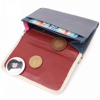 Женский комбинированный кожаный кошелек ST Leather 22495 