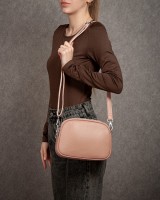 Женский молодежный кожаный клатч ALEX RAI 17006 pink