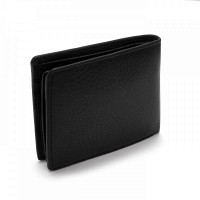 Мужской кожаный кошелек BE BRETTON 1123 black