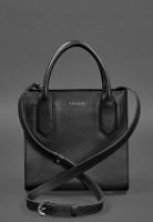 Кожаная женская сумка BlankNote черная BN-BAG-28-G
