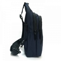 Мужская тканевая сумка-слинг Lanpad 82084 blue