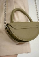 Женская кожаная мини-сумка Сhris micro оливковая TW-CHRIS-MI-OLIVE