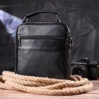 Мужская кожаная сумка через плечо Vintage 21278 