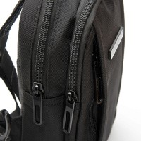 Мужская тканевая сумка-слинг Lanpad 6043 black