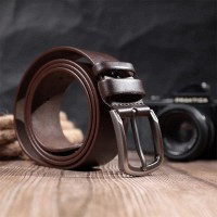 Мужской кожаный ремень Vintage 20805 