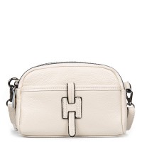 Женский молодежный кожаный клатч ALEX RAI 99102 white