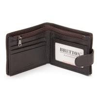 Мужской кожаный кошелек BE BRETTON 408 brown
