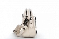 Женский молодежный кожаный клатч ALEX RAI 99102 white