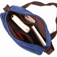 Мужская тканевая сумка через плечо Vintage 22207 