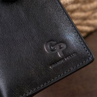 Женский кожаный кошелек GRANDE PELLE 11324 Черный