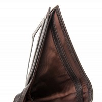 Мужской кожаный кошелек BE BRETTON 208V-L1 brown mix