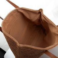 Пляжная плетеная сумка PODIUM 9123 khaki