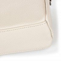 Молодежный клатч из кожи ALEX RAI 88084 white