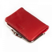 Женский кожаный кошелек Classik  DR. BOND WN-23-14 red