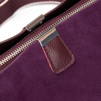 Женская замшевая сумка ALEX RAI 99119 bordo