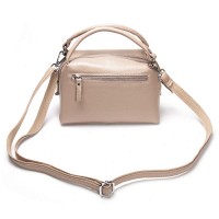 Женский молодежный кожаный клатч ALEX RAI F-5504 beige