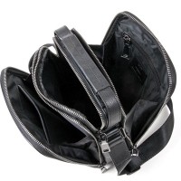 Мужская кожаная сумка через плечо BRETTON 5078-5 black