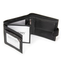 Мужской кожаный кошелек BE BRETTON 208-Y3204 black croco