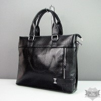 Портфель модерн из кожзама мужской Fashion черный