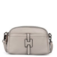 Женский молодежный кожаный клатч ALEX RAI 99102 beige