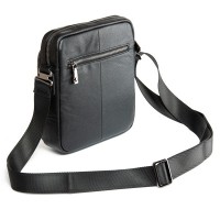 Мужская кожаная сумка через плечо BRETTON 1603-4 black