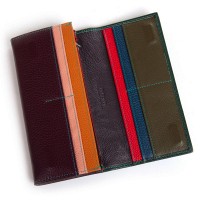 Женский кожаный кошелек Rainbow DR. BOND WRS-501-2 green