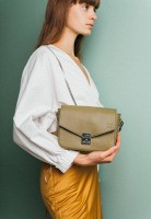 Женская кожаная сумка Yoko оливковая TW-YOKO-OLIVE