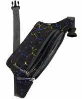 Черная сумка на пояс TRAUM 7019-33