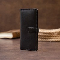 Женский кожаный кошелек GRANDE PELLE 11324 Черный