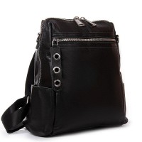 Женская кожаный рюкзак ALEX RAI 8781-9 black