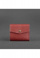 Кожаный женский кошелек BlankNote 2.1 бордовый Krast BN-W-2-1-VIN