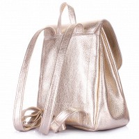 Кожаный рюкзак POOLPARTY Paris gold