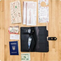 Тревел-кейс кожаный ручной работы кожи BlankNote 4.0 графит