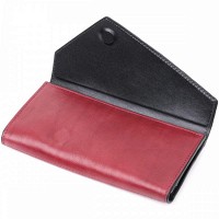 Кожаный женский кошелек ручной работы GRANDE PELLE 11647 
