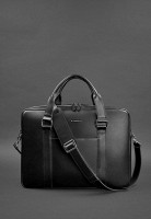 Кожаная сумка для ноутбука и документов BlankNote черная BN-BAG-37-G