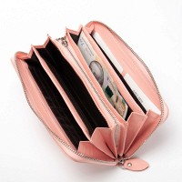 Женский кожаный кошелек Bright DR. BOND W201 pink purple