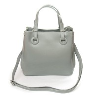 Женская кожаная сумка ALEX RAI 1546 light-grey
