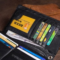 Женский кожаный кошелек ST Leather 19274 Черный