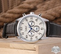 Мужские часы Jaragar Elite White (1012)