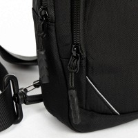 Мужская тканевая сумка-слинг Lanpad 8805 black мал