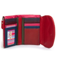 Женский кожаный кошелек Classik  DR. BOND WRS-239-1 red