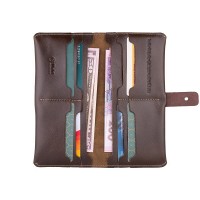 Кожаный бумажник Hi Art WP-06 Crystal Olive