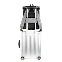 Мужской рюкзак для ноутбука 15.6” BAGSMART серый (BM0140006A008)