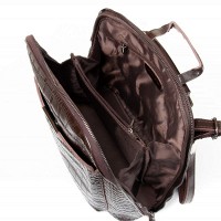 Женский кожаный рюкзак ALEX RAI 8628 brown