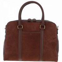 Мужская кожаная сумка Ashwood Winston Tan (Рыжий)