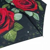 Мини зонт женский механический Fulton L501-041635 Huge Rose (Огромная роза)
