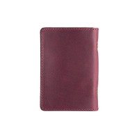 Обложка для документов из кожи HiArt AD-03 Shabby Plum